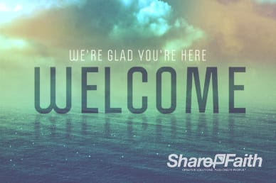 Following Jesus Religious Welcome Video Loop