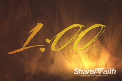 Glory in the Highest Religious One Minute Religious Countdown Timer