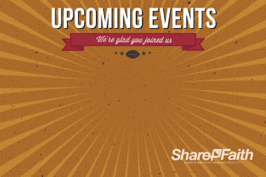 Big Game Party Ministry Announcements Video