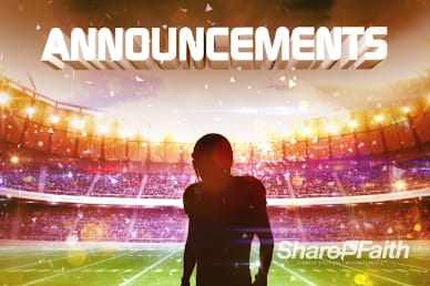 Super Sunday Ministry Announcements Motion Video