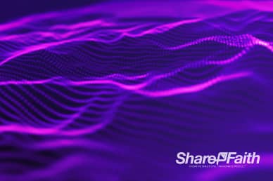 Abstract Particle Worship Video Loop
