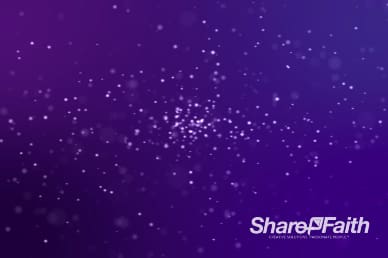 Aqua Blues Abstract Particle Religious Video Backgrounds