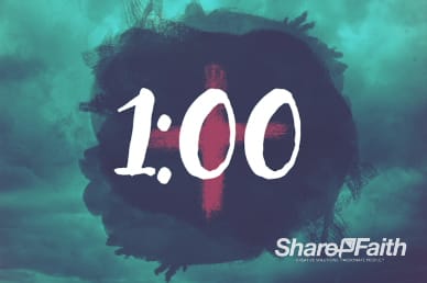 Good Friday Religious One Minute Timer