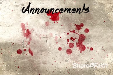 No Greater Love Church Announcements Background Video