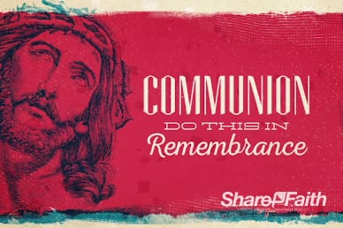 The Gospel Of Jesus Christian Communion Video Background