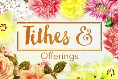 Very Floral Mothe'rs Day Religious Video Background