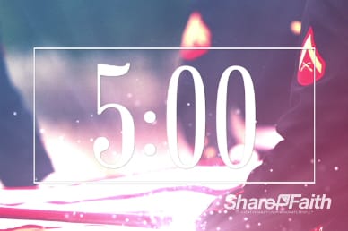 Memorial Day Never Forget Church Five Minute Countdown Timer