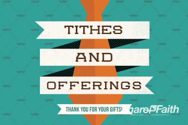 Father's Day Thanks Christian Tithes and Offerings Motion Video