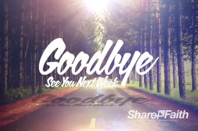I have Decided Christian Goodbye Video Loop