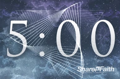 Miracles Faith to Move Mountains 5 Minute Countdown Timer