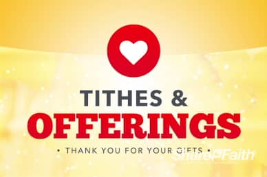 You Are Welcome Religious Tithes and Offerings Video Loop