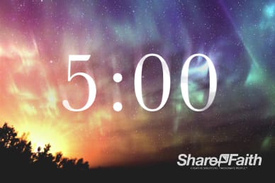 Beautiful Things Christian Five Minute Countdown Timer