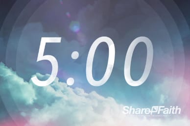 Open Up The Heavens Ministry Five Minute Countdown Time