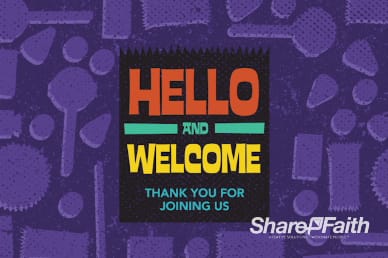 Trunk or Treat Fall Ministry Welcome Background Video