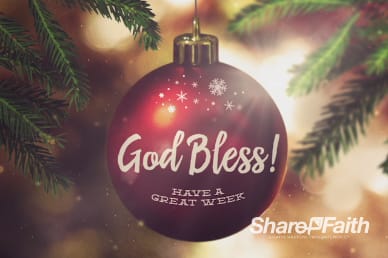 Joy to the World Christmas Goodbye Motion Video