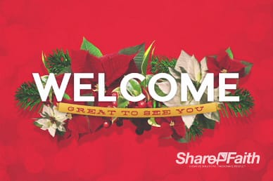 Merry Christmas Happy New Year Christian Welcome Motion Video