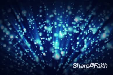 Blue Shine Burst Ministry Worship Background