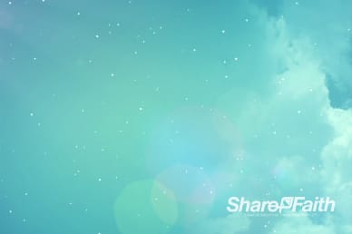 Sparkling Skies Church Worship Motion Background