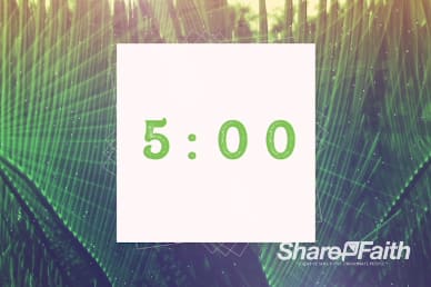 Palm Sunday Hosanna Countdown Timer Video