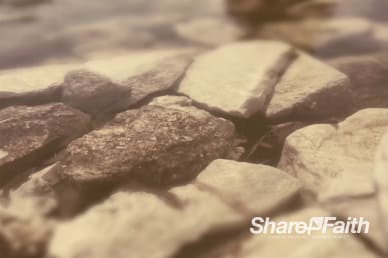 River Rock Worship Motion Background