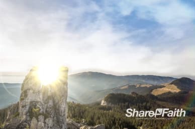 Sunrise Over the Mountains Church Worship Video Loop