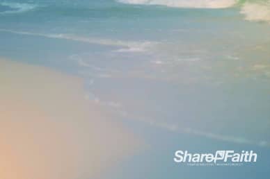 Ocean Tide Beach Worship Video Background