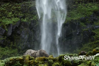 Misty Waterfall Video Loop