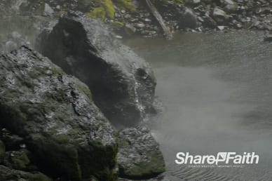 Boulder Waterfall Video Background