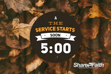 Pastor Appreciation Fall Countdown Video