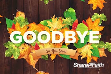 Fall Harvest Party Goodbye Motion Loop