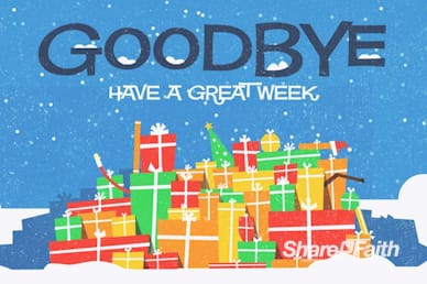 All I Want For Christmas Goodbye Video Loop