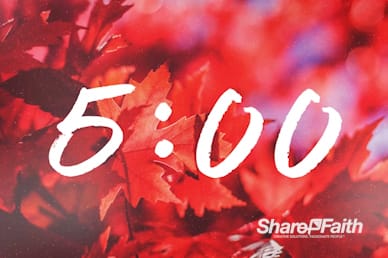 Happy Thanksgiving Wishes Church Countdown Video