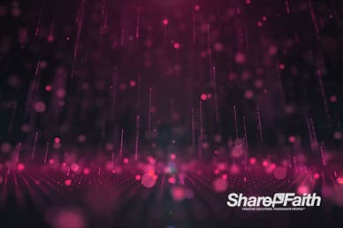 3D Magenta Rain Drops Motion Graphic
