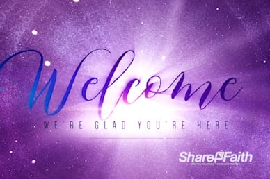 Light of the World Christmas Welcome Video Loop