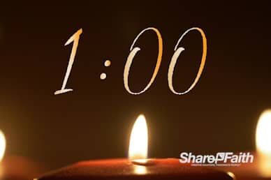 Silent Night Countdown Timer