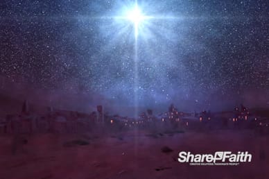 A Savior is Born Christmas Worship Video Loop