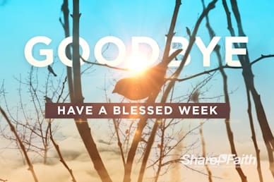 Free At Last Goodbye Video Loop