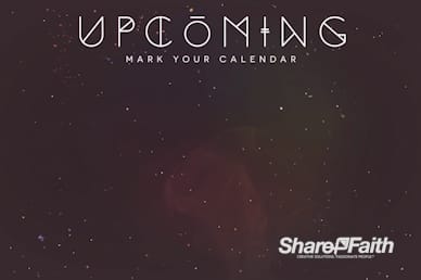 Pray Without Ceasing Announcements Video Loop