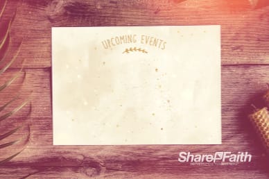 Palm Sunday Hosanna Announcements Motion Graphic