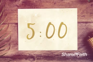 Palm Sunday Hosanna Countdown Video