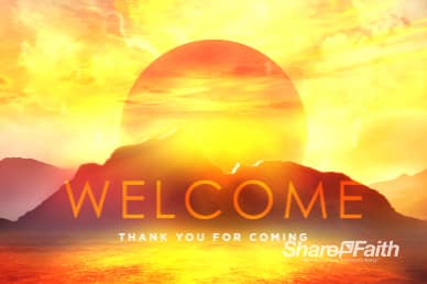 Hope Rises Welcome Motion Loop