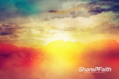 Easter Sunrise Worship Motion Background