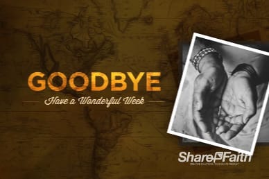 Filled With Compassion Goodbye Motion Graphic