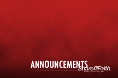 Heaven and Hell Announcements Motion Graphic