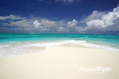 White Sand Beach Worship Video Loop