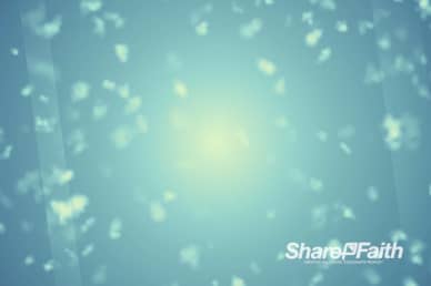 Blue Floating Particles Worship Motion Loop