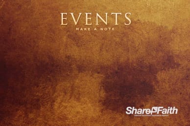 Leaving A Godly Legacy Announcement Motion Graphic