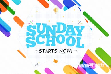 Sunday School Jelly Bean Church Motion Graphic