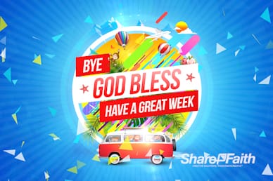 Church Vacation Bible School Goodbye Motion Graphic