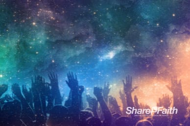 Be Lifted High Worship Motion Background